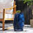 LILAC 12 Inch Barrel-Shaped Lace-Cut Metal Side Table, Perfect For Outdoor Decor And Versatile Use-702442117