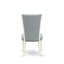 5 Piece Dining Table Set Includes a Rectangle Dining Room Table with Butterfly Leaf and 4 Baby Blue Linen Fabric Parsons Chairs, Linen White-1580563151-1580584594-1504437430