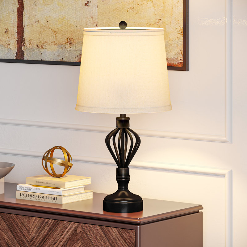Alternative Lampshade, Linen Beige Or Fabric Dark Gray Desk Lamps