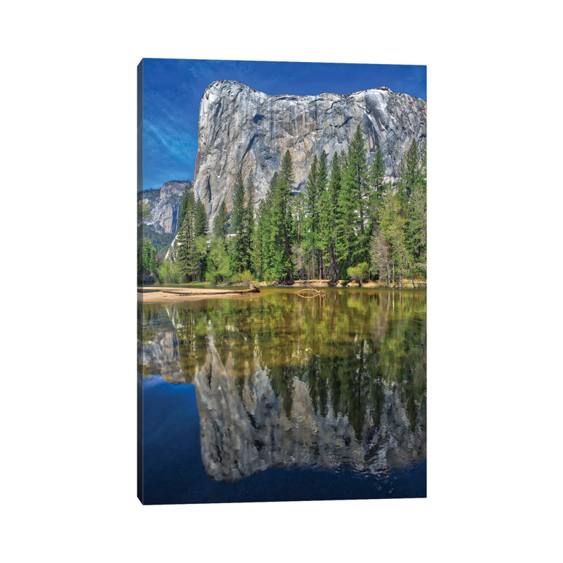 Reflections Of El Capitan by Zoe Schumacher - Wrapped Canvas Print, 20.32 cm H x 30.48 cm W