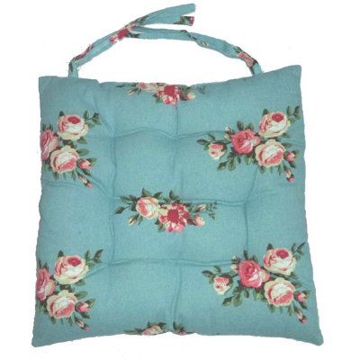 Summer Floral Garden Dining Chair Cushion