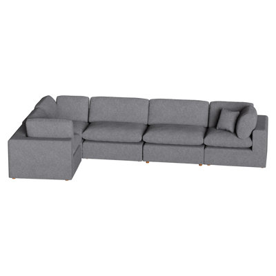 Jossa 5-Piece Modular Upholstered Sectional