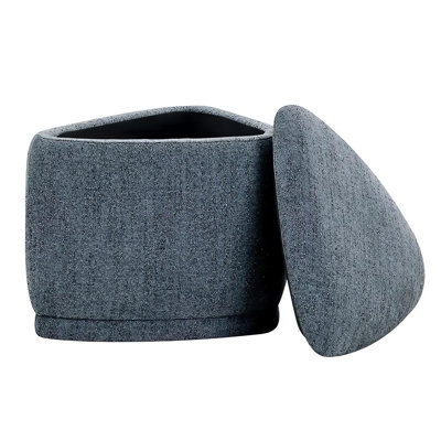 Adna 26.5'' Triangular Upholstered Storage Ottoman