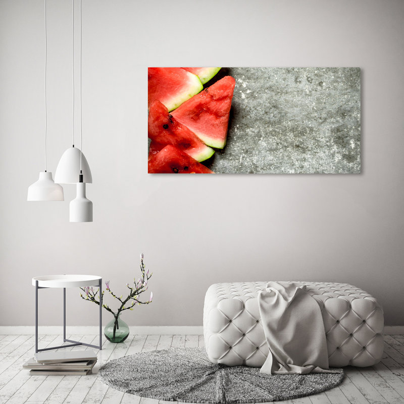 Sliced Watermelon - Wrapped Canvas Print