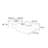 Light luxury square stone slab coffee table