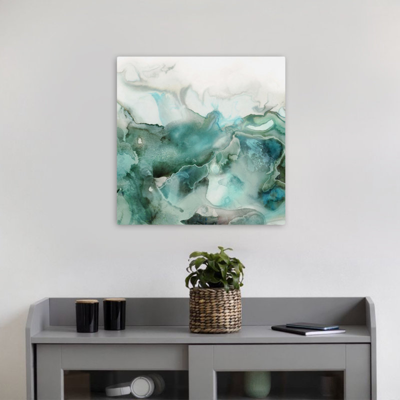 Bulles I, art océanique contemporain, H 18 po x l 18 po