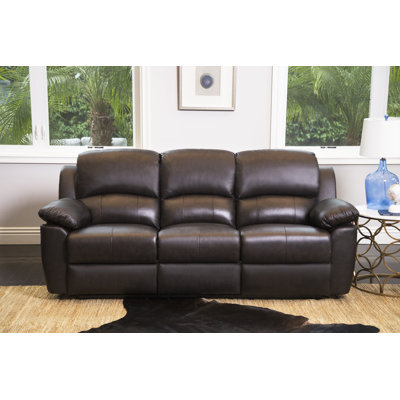 Angelize 88'' Upholstered Reclining Sofa