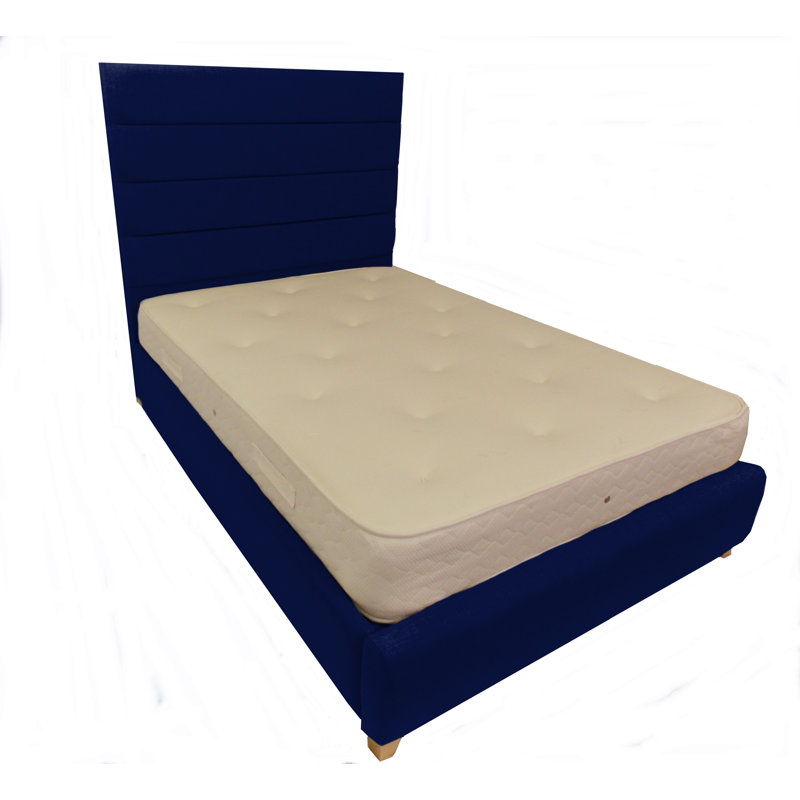 Upholstered Bed, Midnight Blue, Kingsize (5')