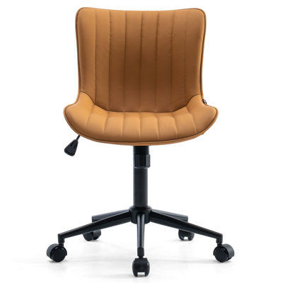 Brionni Leather Swivel Task Chair with Casters