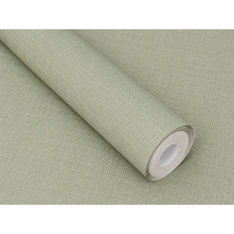 Papier peint texturé vert non tissé Veranda