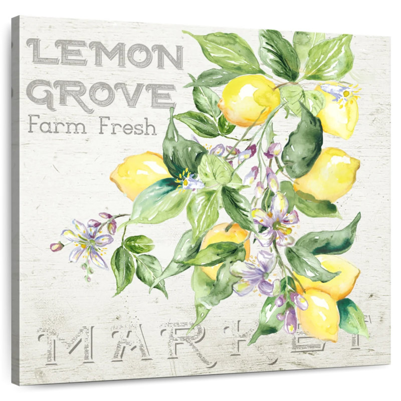 Yarlin Orchard Lemon Grove II, 36" H x 36" W