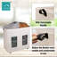 Fabric Rolling Laundry Basket with Handles-71296764