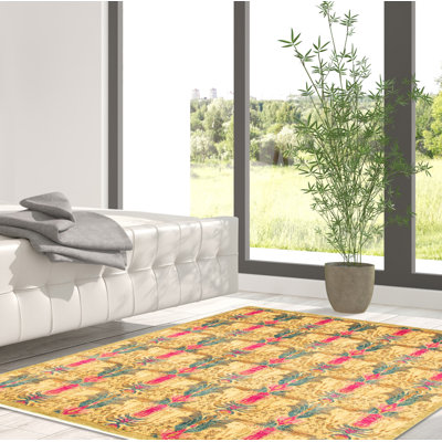 Casey-Mai One-of-a-Kind 6' X 6'4" New Age Wool Area Rug in
