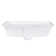 Nantucket Sinks Great Point 15.5'' Glazed Vitreous China Rectangular Bathroom Sink with Overflow