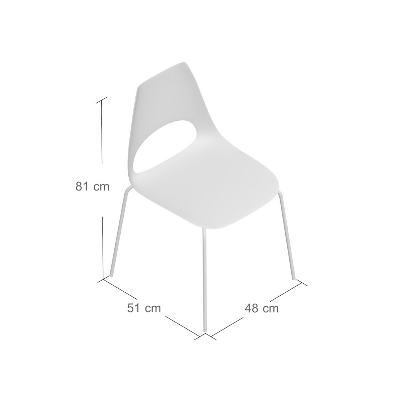 Side chair Set Jacob, White