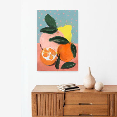 Art contemporain avec paysage abstrait ludique