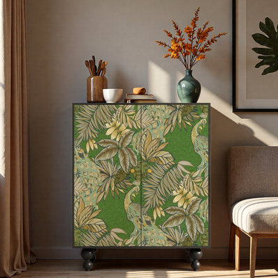 Armoire d'entrée en bois massif rétro français
