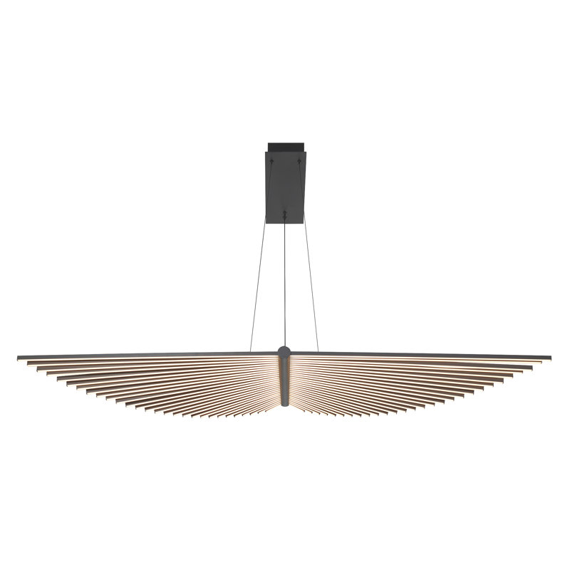 Seraph 1 Light Chandelier, Black