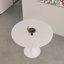 Table de salle à manger ronde à piédestal pour la cuisine, le salon ou le bureau - Design moderne Mid-Century