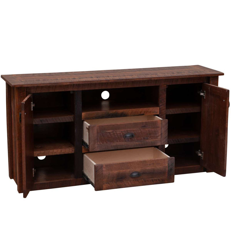 Fireside Lodge Barnwood Widescreen Television Stand, Barnwood