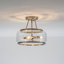Glass Drum Semi Flush Mount Light-878778752-878778758