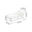 Chaise longue de loisirs multifonctionnelle de luxe