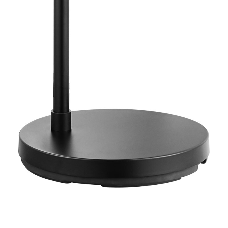Bynaker 78.4'' Arched/Arc Floor Lamp with metal shade, Black