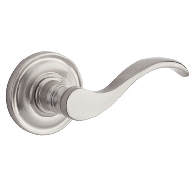 Curve Passage Door Lever with Round Rose