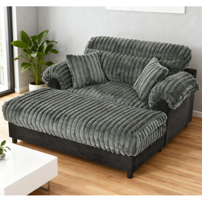 Canapé moderne 65,25 po Cloud, Vert sauge