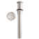 High-Flow Grid 1.25" Grid Bathroom Sink Drain without Overflow