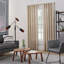 Ensemble de tringle à rideaux 1 1/8 po de diamètre avec abat-jour mural en acier réglable Mode Industrial-63562255-63562256