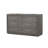 Thorne 6 Drawer Wide Dresser, Warm Gray Solid Wood Bedroom Storage-118123976