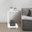 Table d'appoint mobile en acrylique pour table d'appoint en forme de C-1726855652