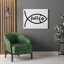 Faith Fish - Wrapped Canvas Print-783873256