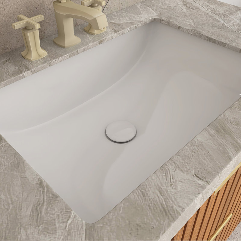 60 po Meuble-lavabo mural avec lavabo