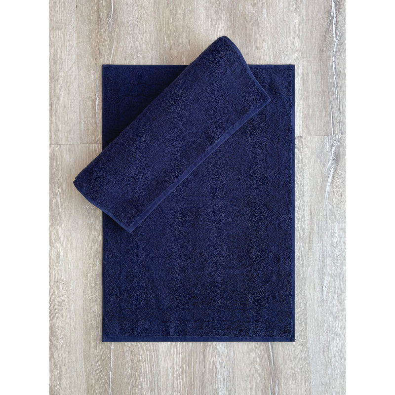 Alon Cotton Twill Non-Slip Bath Mat