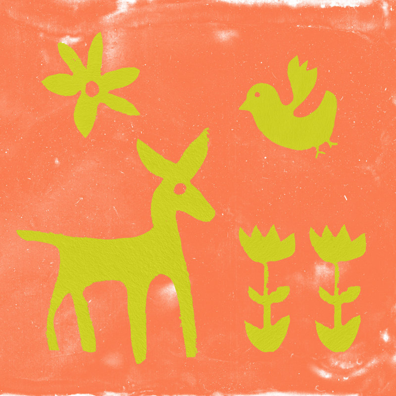 Otomi Tile III by Studio W - Wrapped Canvas Painting, 30cm H x 30cm W