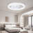 19.7'' Crushed Crystal Ceiling Fan with Light – Reversible DC Motor, 6 Speeds, App & Remote Control