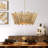3 - Light Unique/Statement Rustic Drum Chandelier-62270329