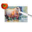 Hippopotamus Glass Cutting Board Large
