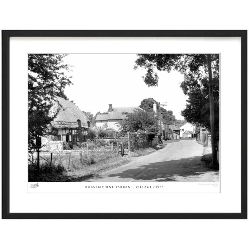 Hurstbourne Tarrant, Village C1955 by Francis Frith - Single Picture Frame Print, 28cm H x 36cm W x 2.3cm D