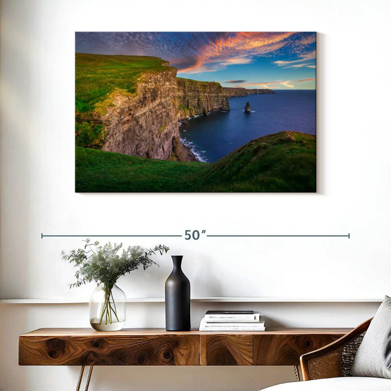 Gillard Sea Cliff Of Moher, H 26 po x l 39 po
