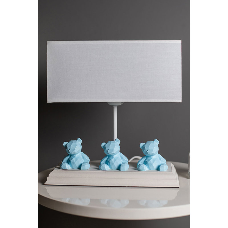 Lampe de table 11 ", Bleu