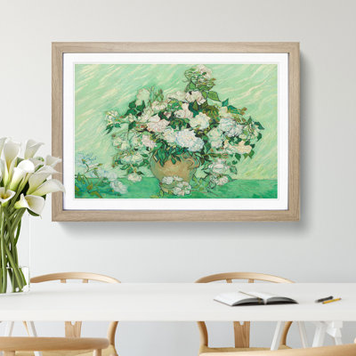 Roses Vol.1 by Vincent Van Gogh - Framed Print