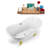 60" Streamline Clawfoot Soaking Acrylic Bathtub-50896821-76223414
