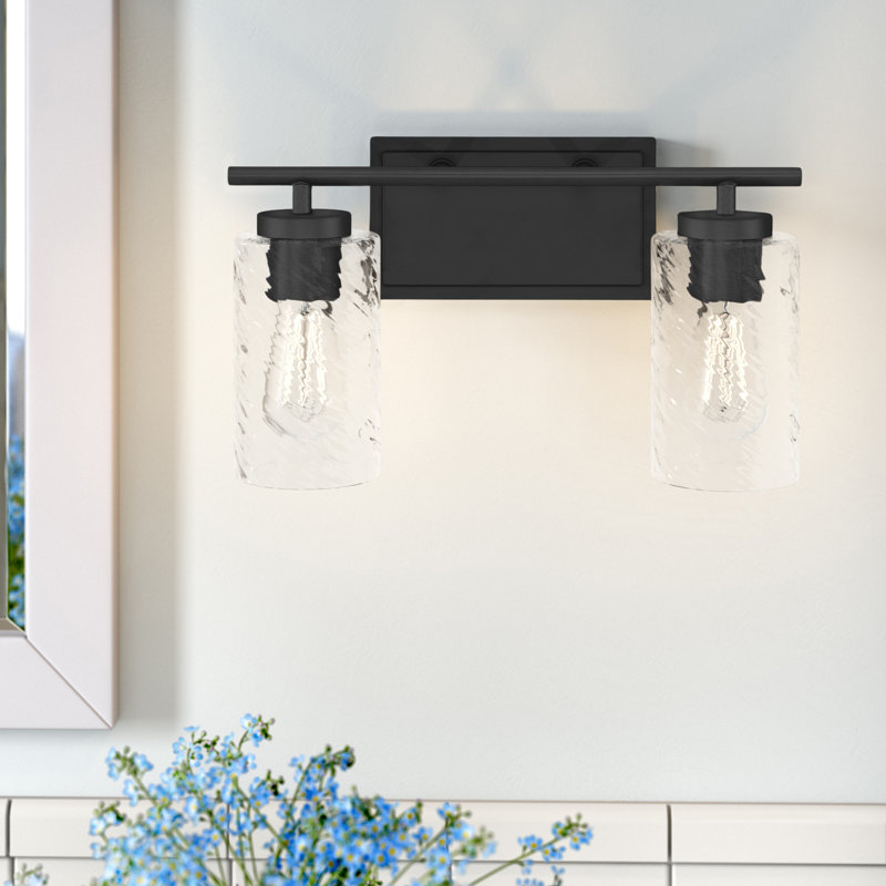 Pena 2 - Light Dimmable Vanity Light in Black, Black