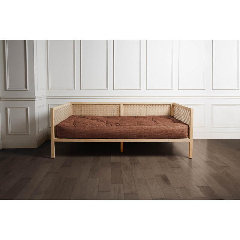 Matelas de futon double en mousse viscoélastique 6 "Annique, rouille, Full, rouille