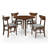 Boutault 4 - Person Solid Wood Top Four Leg Dining Set-901565822