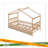 Wooden House Bed With Twin Size Trundle-1881859722-1881859725
