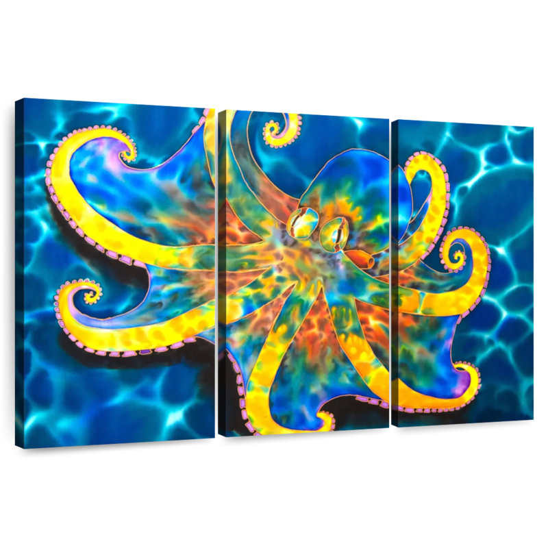 Brampt Caribbean Octopus, 24" H x 38" W